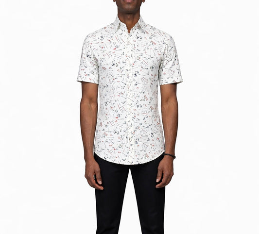 Navigator Print Short Sleeve Shirt