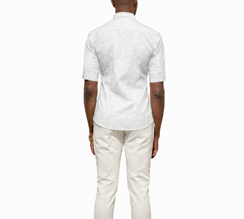 Arctic Grid Short Sleeve Shirt