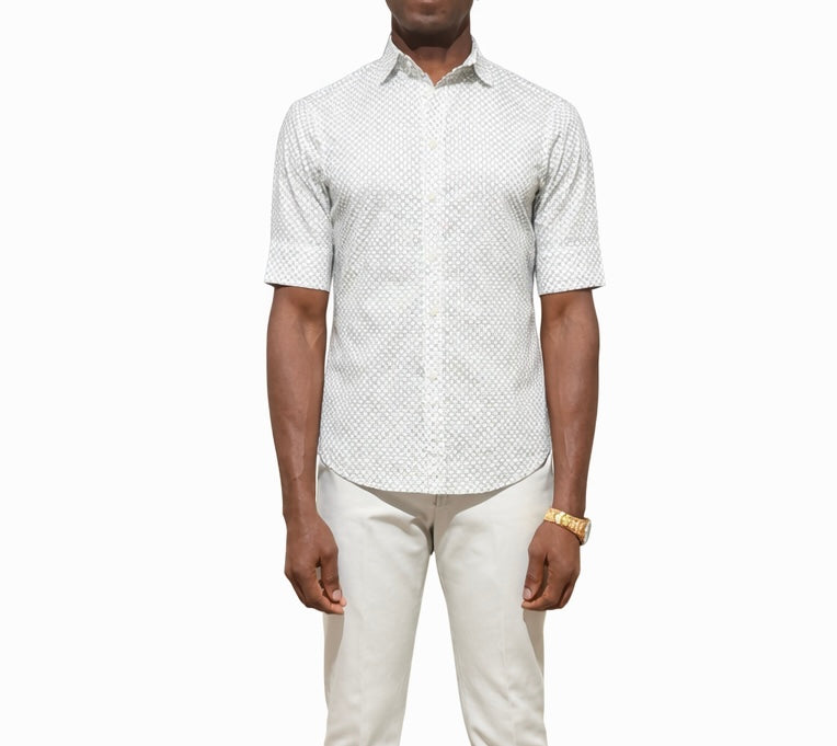 Arctic Grid Short Sleeve Shirt