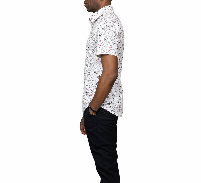 Navigator Print Short Sleeve Shirt